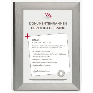 Алюмінієва рамка ALULINE - 21x29,7 см - сталь DIN A4