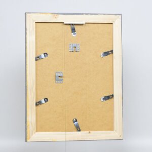 Эффектная фоторамка из массива дерева 2240 серая 13x13 см акриловое стекло