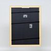 Эффектная деревянная рамка профиль 21 орех коричневый 13x18 см акриловое стекло