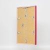 Эффектная деревянная рамка профиль 35 красный 13x18 см обычное стекло + разделитель