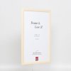 Эффектная деревянная рамка профиль 89 белый 13x18 см музейное стекло