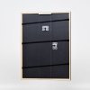 Эффектная деревянная рамка профиль 23 красный 14,8x21 см музейное стекло