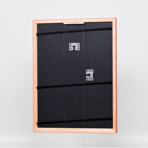 Эффектная деревянная рамка профиль 89 красный 15x20 см обычное стекло