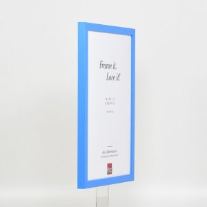 Деревяна рамка Top Cube 15x20 см синє акрилове скло