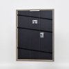 Эффектная рама из массива дерева профиль 25 орех коричневый 15x20 см акриловое стекло