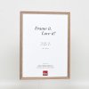 Эффектная рама из массива дерева профиль 25 орех коричневый 15x20 см акриловое стекло