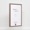 Эффектная деревянная рамка профиль 35 коричневый 15x20 см обычное стекло + разделитель