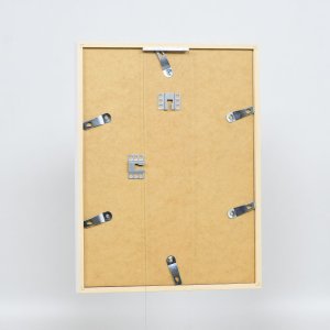 Эффектная деревянная рамка профиль 35 белый 15x20 см обычное стекло + разделитель