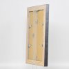 Эффектная рама из массива дерева профиль 28 серебро 15x20 см акриловое стекло