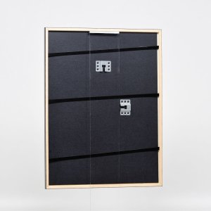 Эффектная деревянная рамка профиль 23 красный 18x24 см прозрачное стекло