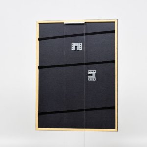 Эффектная деревянная рамка профиль 23 светло-коричневый 18x24 см прозрачное стекло