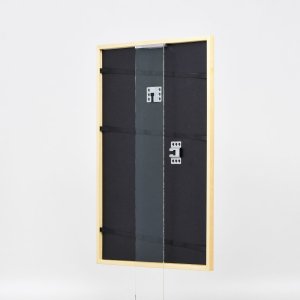 Профіль рами з масиву дерева з ефектом 20 синього акрилового скла 18x24 см