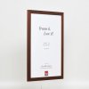 Эффектная деревянная рамка профиль 2210 темно-коричневый 18x24 см акриловое стекло