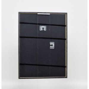 Ефектна рамка з масиву дерева, профіль 29 сріблястий 18x24 см, прозоре скло
