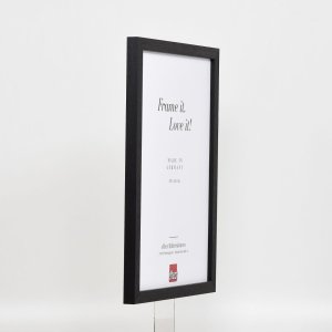 Эффектная деревянная рамка профиль 33 черный 18x24 см обычное стекло