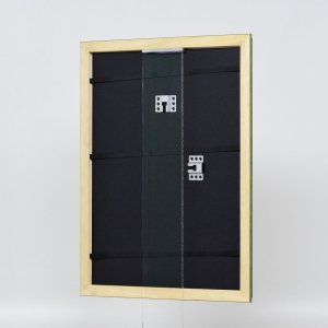 Эффектная деревянная рамка профиль 21 зеленый 18x24 см обычное стекло