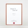 Эффектная деревянная рамка профиль 23 красный 18x24 см музейное стекло