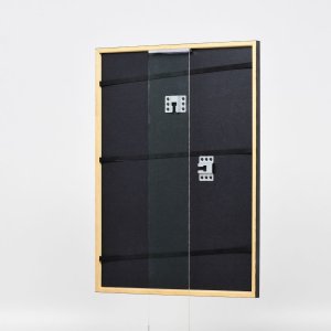Эффектная деревянная рамка профиль 23 орех коричневый 18x24 см музейное стекло