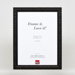 Эффектная деревянная рама профиль 94 черный 18x24 см акриловое стекло