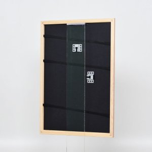 Эффектная деревянная рамка профиль 32 светло-коричневый 18x24 см музейное стекло