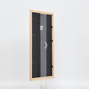 Эффектная деревянная рамка профиль 32 светло-коричневый 18x24 см музейное стекло