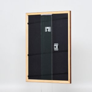 Эффектная деревянная рамка профиль 89 темно-коричневый 18x24 см музейное стекло