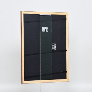Эффектная деревянная рамка профиль 89 темно-коричневый 18x24 см музейное стекло