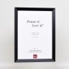 Эффектная деревянная рама Топ N черный 18x24 см музейное стекло