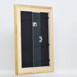 Эффектная деревянная рамка профиль 95 золото 18x24 см акриловое стекло