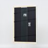 Эффектная деревянная рамка профиль 32 синий 18x27 см обычное стекло