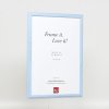Эффектная деревянная рамка профиль 32 синий 18x27 см обычное стекло