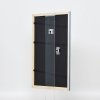 Эффектная деревянная рамка профиль 32 серо-голубой 18x27 см обычное стекло