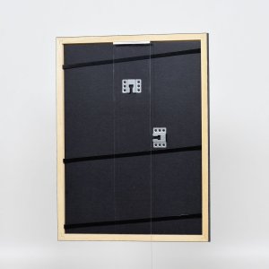Эффектная деревянная рамка профиль 38 серый 18x27 см обычное стекло