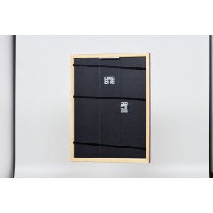 Эффектная деревянная рамка профиль 38 коричневый 18x27 см обычное стекло