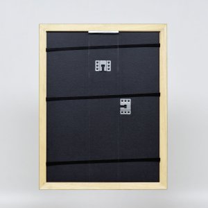 Эффектная деревянная рамка профиль 21 зеленый 18x27 см обычное стекло