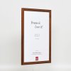 Эффектная деревянная рама профиль 89 темно-коричневый 18x27 см обычное стекло