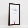 Эффектная деревянная рамка профиль 33 венге 18x27 см обычное стекло