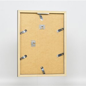 Деревяна рамка Top Cube 18x27 см платиновий антиблікове скло