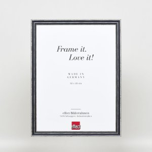 Эффектная деревянная рамка профиль 38 серый 18x27 см акриловое стекло