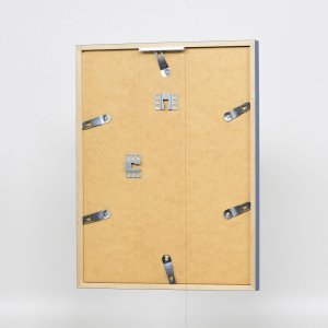 Эффектная деревянная рамка профиль 35 синий 18x27 см обычное стекло + разделитель