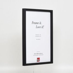 Эффектная деревянная рамка профиль 35 черный 18x27 см обычное стекло + разделитель