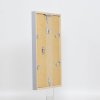 Эффектная деревянная рамка профиль 35 светло-серый 18x27 см обычное стекло + разделитель