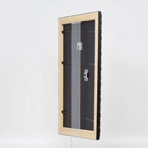 Эффектная деревянная рамка профиль 94 черный 18x27 см обычное стекло
