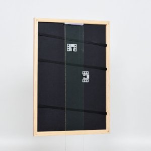 Эффектная деревянная рамка профиль 32 светло-коричневый 18x27 см музейное стекло