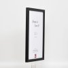 Эффектная деревянная рамка профиль 33 черный 18x27 см музейное стекло