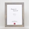 Эффектная фоторамка из массива дерева 2240 серая 18x27 см антибликовое стекло