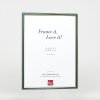 Эффектная деревянная рамка профиль 23 синий 18x32 см антибликовое стекло
