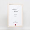 Эффектная деревянная рамка профиль 33 белый 18x32 см акриловое стекло