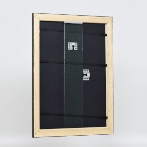 Эффектная деревянная рамка профиль 94 черный 18x32 см обычное стекло