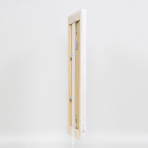 Рамка для картини з масиву дерева 2240 біла 18x32 см з антибліковим склом